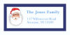 Santa Christmas Address Labels 2